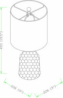 Gulmarrad Textured Ivory Ceramic Table Lamp Gulmarrad Textured Ivory Ceramic Table Lamp