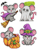 "Halloween Mouses" 102CS Counted Cross-Stitch Kit "Halloween Mouses" 102CS Counted Cross-Stitch Kit