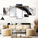 Black White And Gold Abstract Wall Art Black White And Gold Abstract Wall Art