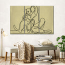 Woman Loving Dog Wall Art Woman Loving Dog Wall Art
