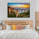 Bixby Creek Bridge At Sunset Wall Art Bixby Creek Bridge At Sunset Wall Art