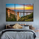 Bixby Creek Bridge At Sunset Wall Art Bixby Creek Bridge At Sunset Wall Art