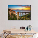 Bixby Creek Bridge At Sunset Wall Art Bixby Creek Bridge At Sunset Wall Art