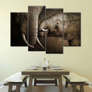 Affectionate Elephants Wall Art Affectionate Elephants Wall Art