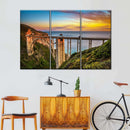 Bixby Creek Bridge At Sunset Wall Art Bixby Creek Bridge At Sunset Wall Art