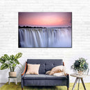 Sunset At Victoria Falls Wall Art Sunset At Victoria Falls Wall Art