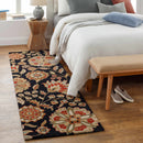 Heaters Black Floral Wool Carpet Heaters Black Floral Wool Carpet