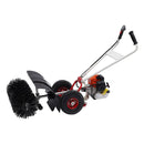 Heavy Duty 2.5HP 2-Stroke 52CC Gas-Powered Walk-Behind Brush Sweeper Broom, 24" (97138624) Heavy Duty 2.5HP 2-Stroke 52CC Gas-Powered Walk-Behind Brush Sweeper Broom, 24" (97138624)