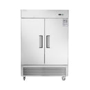 Heavy Duty 54" Stainless Steel 2-Door Reach-In Upright Commercial Freezer (SAK66598) Heavy Duty 54" Stainless Steel 2-Door Reach-In Upright Commercial Freezer (SAK66598)
