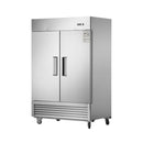 Heavy Duty 54" Stainless Steel 2-Door Reach-In Upright Commercial Freezer (SAK66598) Heavy Duty 54" Stainless Steel 2-Door Reach-In Upright Commercial Freezer (SAK66598)