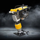 Heavy Duty Gas Powered Impact Dirt Rammer Jumping Jack Tamper Plate Ground Compactor W/ Wheels, 6.5HP (SAK57684) Heavy Duty Gas Powered Impact Dirt Rammer Jumping Jack Tamper Plate Ground Compactor W/ Wheels, 6.5HP (SAK57684)