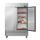 Large 49 Cu.Ft. Two Door Stainless Steel Commercial Industrial Restaurant Freezer, 54" (SAK57246) Large 49 Cu.Ft. Two Door Stainless Steel Commercial Industrial Restaurant Freezer, 54" (SAK57246)