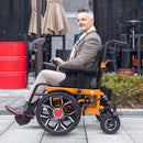 Heavy Duty Ultralight All-Terrain Electric Airplace-Approved Foldable Wheelchair, 300LBS (SAK63147) Heavy Duty Ultralight All-Terrain Electric Airplace-Approved Foldable Wheelchair, 300LBS (SAK63147)