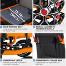 Heavy Duty Ultralight All-Terrain Electric Airplace-Approved Foldable Wheelchair, 300LBS (SAK63147) Heavy Duty Ultralight All-Terrain Electric Airplace-Approved Foldable Wheelchair, 300LBS (SAK63147)