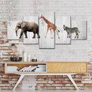 Wooden Safari Wall Art Wooden Safari Wall Art