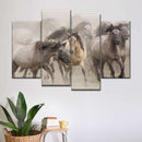 Wild Horse Stampede Wall Art Wild Horse Stampede Wall Art