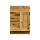 24 Inch Hickory Shaker Single Sink Bathroom Vanity with Drawers on the Left 24 Inch Hickory Shaker Single Sink Bathroom Vanity with Drawers on the Left