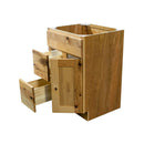 30 Inch Hickory Shaker Single Sink Bathroom Vanity with Drawers on the Left 30 Inch Hickory Shaker Single Sink Bathroom Vanity with Drawers on the Left