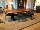 The Executive Conference Table, Solid Wood Conference Table, Industrial Table, Trestle Table, Metal and Reclaimed Wood Office Table, Modern The Executive Conference Table, Solid Wood Conference Table, Industrial Table, Trestle Table, Metal and Reclaimed Wood Office Table, Modern