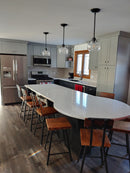 Bar stools with backs counter height - THE BREWSTER- Farmhouse rustic counter stools industrial -Stools reclaimed seat unique man cave decor Bar stools with backs counter height - THE BREWSTER- Farmhouse rustic counter stools industrial -Stools reclaimed seat unique man cave decor