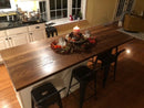 Reclaimed Wormy Chestnut Solid Wood Butcher Block Countertop - Custom sizes - Reclaimed Wood Kitchen Countertops Reclaimed Wormy Chestnut Solid Wood Butcher Block Countertop - Custom sizes - Reclaimed Wood Kitchen Countertops