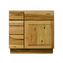 30 Inch Hickory Shaker Single Sink Bathroom Vanity with Drawers on the Left 30 Inch Hickory Shaker Single Sink Bathroom Vanity with Drawers on the Left
