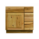 30 Inch Hickory Shaker Single Sink Bathroom Vanity with Drawers on the Right 30 Inch Hickory Shaker Single Sink Bathroom Vanity with Drawers on the Right