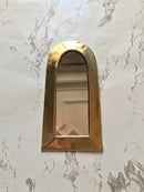 Set of  6 Wall Decorative Mirror -  Unlacquered brass Mirror Set of  6 Wall Decorative Mirror -  Unlacquered brass Mirror