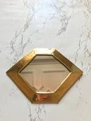 Set of  6 Wall Decorative Mirror -  Unlacquered brass Mirror Set of  6 Wall Decorative Mirror -  Unlacquered brass Mirror