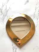 Set of  6 Wall Decorative Mirror -  Unlacquered brass Mirror Set of  6 Wall Decorative Mirror -  Unlacquered brass Mirror