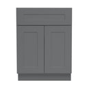 27 Inch Grey Shaker Single Sink Bathroom Vanity 27 Inch Grey Shaker Single Sink Bathroom Vanity