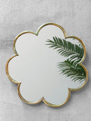 Flower Brass Wall Mirror - Moroccan Handmade Mirror Flower Brass Wall Mirror - Moroccan Handmade Mirror