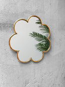 Flower Brass Wall Mirror - Moroccan Handmade Mirror Flower Brass Wall Mirror - Moroccan Handmade Mirror