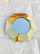 Set of 12 - 6 Small Brass Mirror - Small Decorative Wall Mirrors Set of 12 - 6 Small Brass Mirror - Small Decorative Wall Mirrors