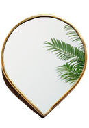 Brass Teardrop Mirror - Handmade Wall Mirror Brass Teardrop Mirror - Handmade Wall Mirror