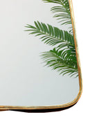 Brass Frame Mirror - Gold Handcrafted Brass Mirror Brass Frame Mirror - Gold Handcrafted Brass Mirror