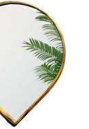 Brass Teardrop Mirror - Handmade Wall Mirror Brass Teardrop Mirror - Handmade Wall Mirror