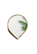 Brass Teardrop Mirror - Handmade Wall Mirror Brass Teardrop Mirror - Handmade Wall Mirror