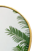 Handmade Brass Golden Heart Brass Mirror Handmade Brass Golden Heart Brass Mirror