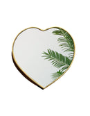 Handmade Brass Golden Heart Brass Mirror Handmade Brass Golden Heart Brass Mirror
