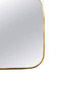 Square Gold Mirror - Handmade Brass unlacquered Brass Mirror Square Gold Mirror - Handmade Brass unlacquered Brass Mirror