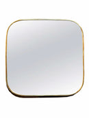 Square Gold Mirror - Handmade Brass unlacquered Brass Mirror Square Gold Mirror - Handmade Brass unlacquered Brass Mirror