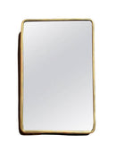 Brass Rectangle Mirror - Unlacquered Brass Mirror Brass Rectangle Mirror - Unlacquered Brass Mirror