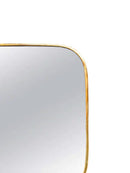 Square Gold Mirror - Handmade Brass unlacquered Brass Mirror Square Gold Mirror - Handmade Brass unlacquered Brass Mirror