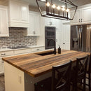Reclaimed Wormy Chestnut Solid Wood Butcher Block Countertop - Custom sizes - Reclaimed Wood Kitchen Countertops Reclaimed Wormy Chestnut Solid Wood Butcher Block Countertop - Custom sizes - Reclaimed Wood Kitchen Countertops