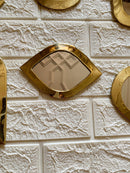 Small Decorative Mirrors - Small Unlacquered Brass Mirror Small Decorative Mirrors - Small Unlacquered Brass Mirror