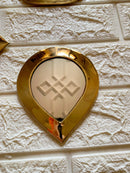 Small Decorative Mirrors - Gold Small Unlacquered Brass Mirror Small Decorative Mirrors - Gold Small Unlacquered Brass Mirror