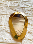 Set of 6 Wall Decorative Mirrors - Brass Small Wall Mirrors Set of 6 Wall Decorative Mirrors - Brass Small Wall Mirrors