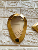 Small Unlacquered Brass Mirror - Small Decorative Wall Mirrors Small Unlacquered Brass Mirror - Small Decorative Wall Mirrors