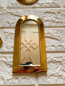 Small Unlacquered Brass Mirror - Small Decorative Wall Mirrors Small Unlacquered Brass Mirror - Small Decorative Wall Mirrors